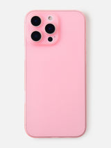 Ultra Thin Matte Clear Case - iPhone 15 Pro Max  (Pink)