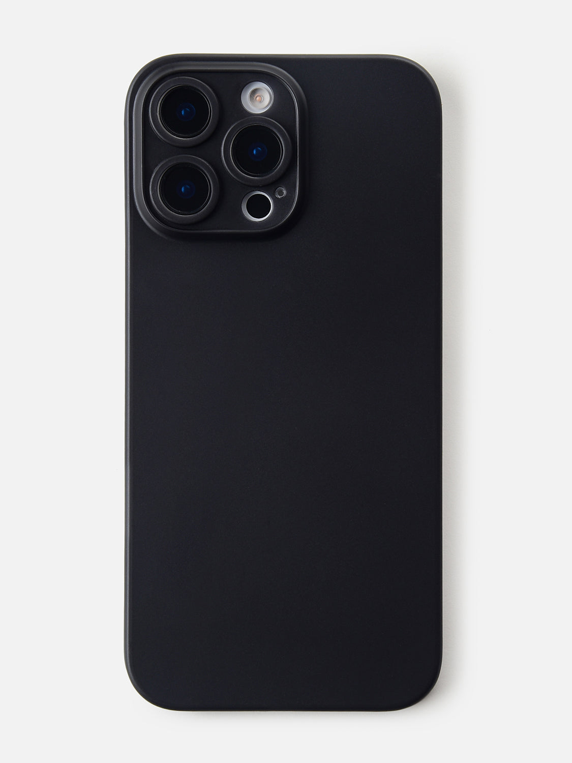 Ultra Thin Matte Clear Case - iPhone 13 Pro Max (Black)