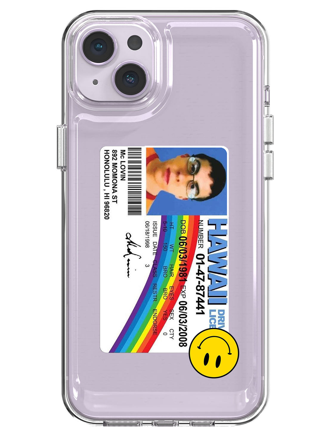 McLovin Clear Case - iPhone 14 Plus