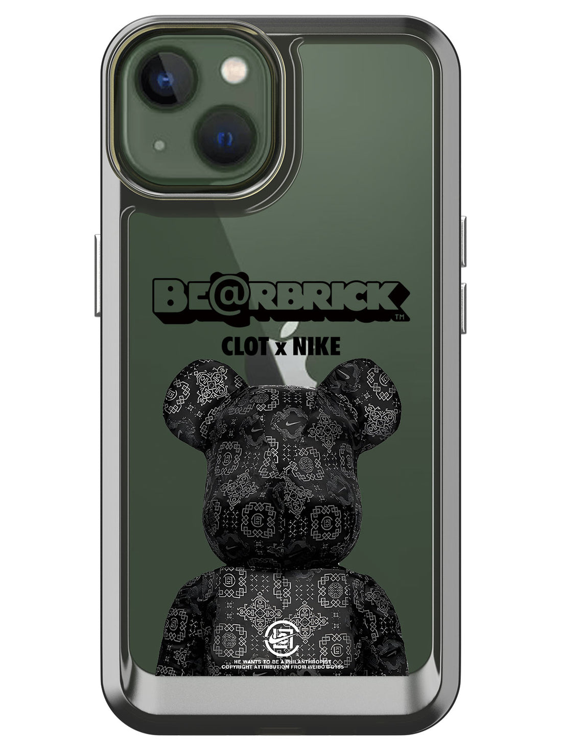 Bearbricks Case - iPhone 13 (Black)