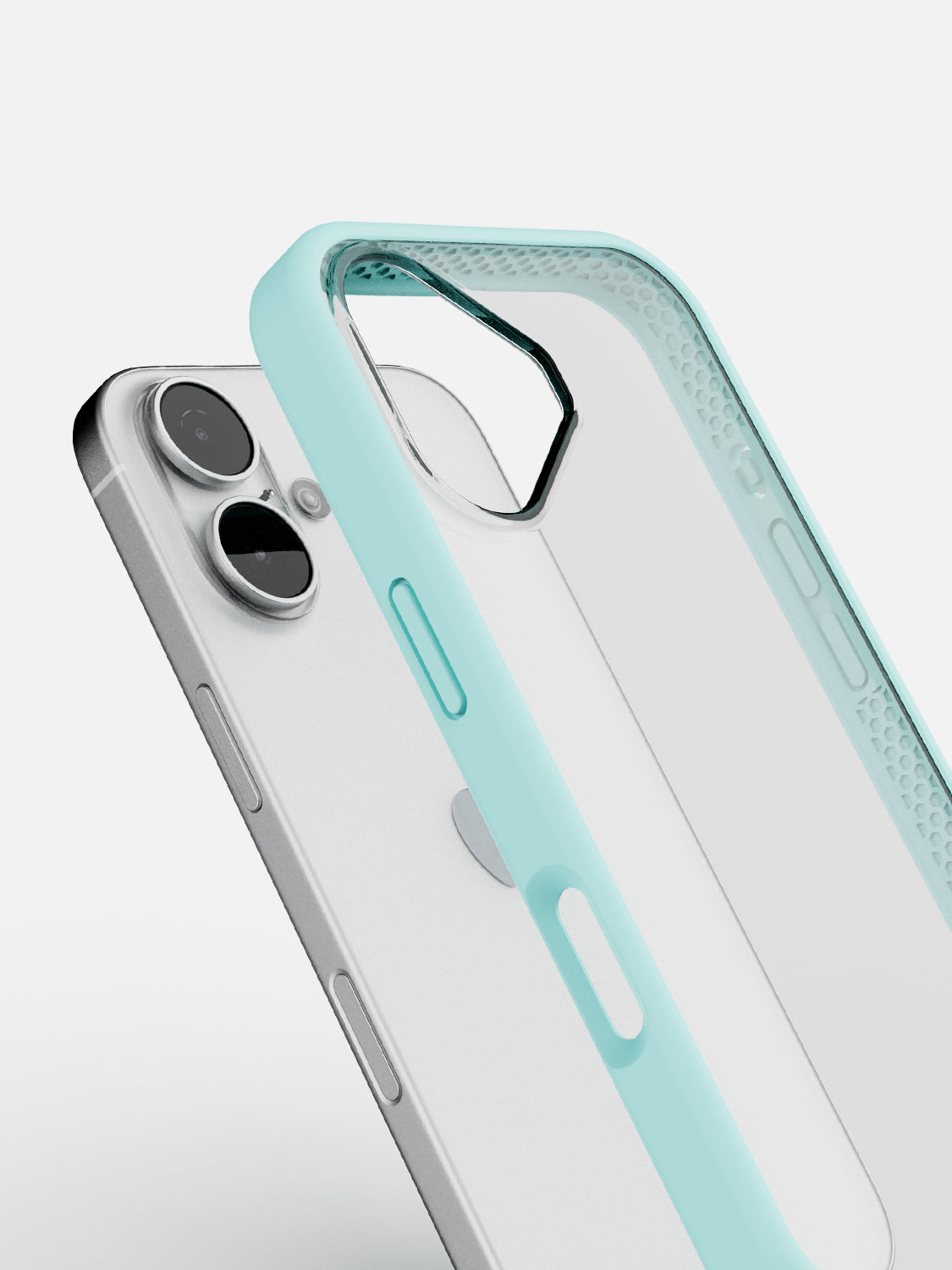 Starfield Printed Clear Case - iPhone 17 (Light Blue)