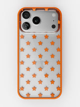 Starfield Printed Clear Case - iPhone 17 Pro Max (Orange)