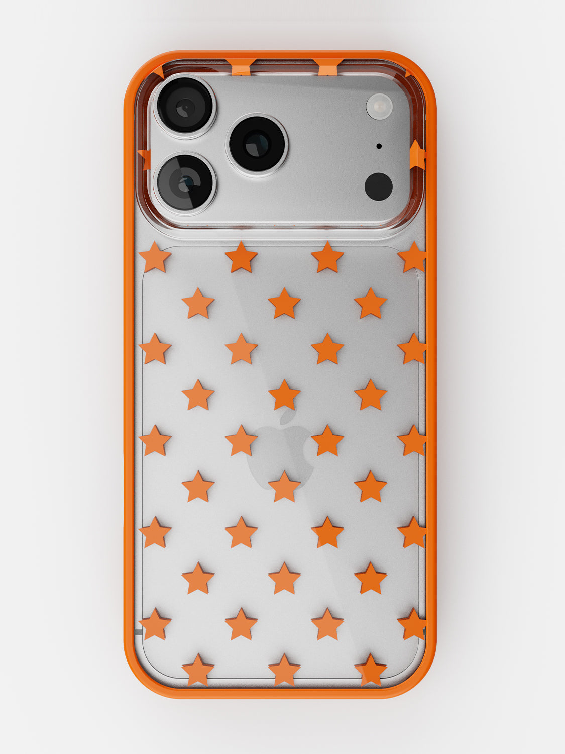 Starfield Printed Clear Case - iPhone 17 Pro Max (Orange)