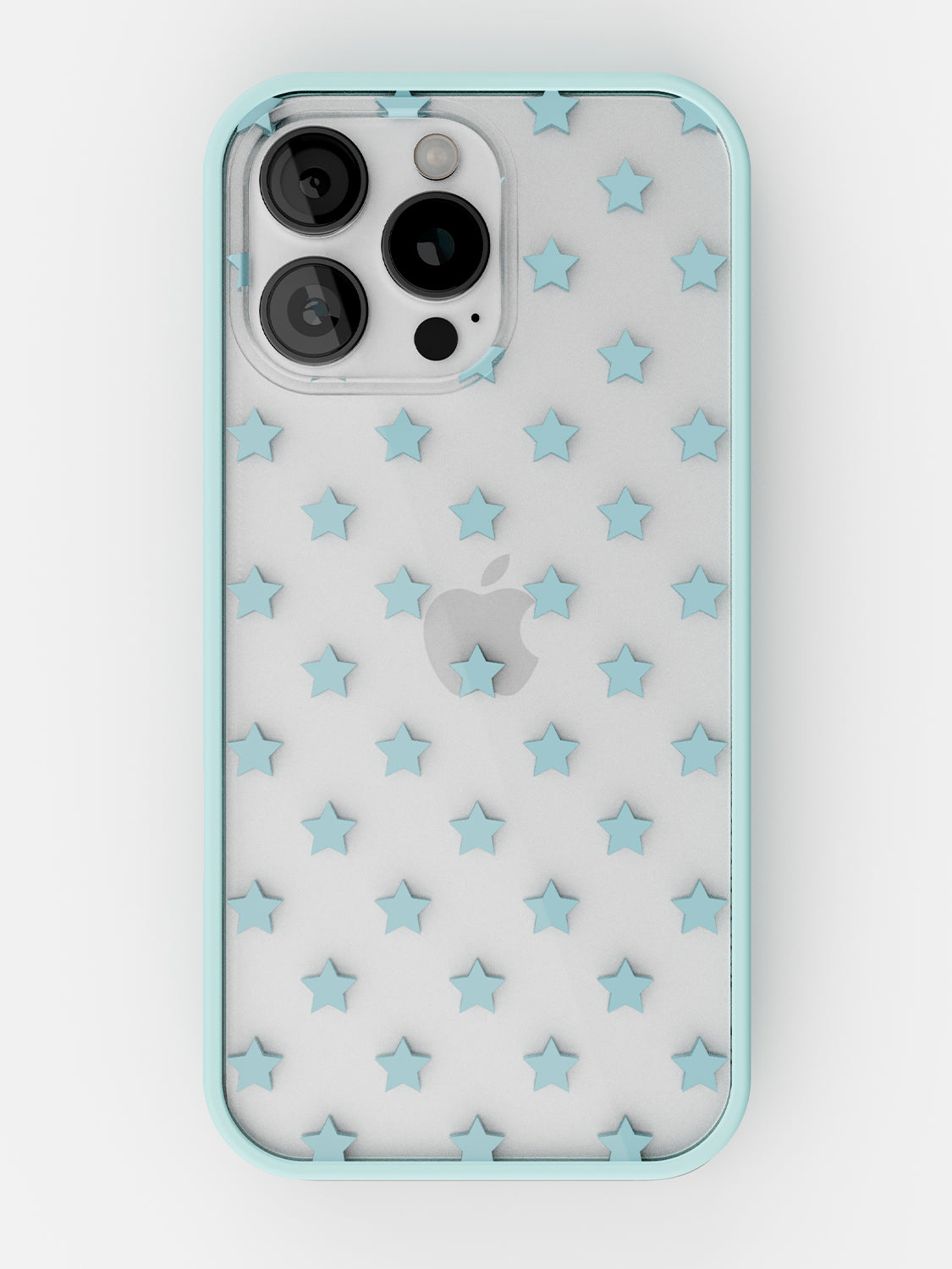Starfield Printed Clear Case - iPhone 16 Pro Max (Light Blue)