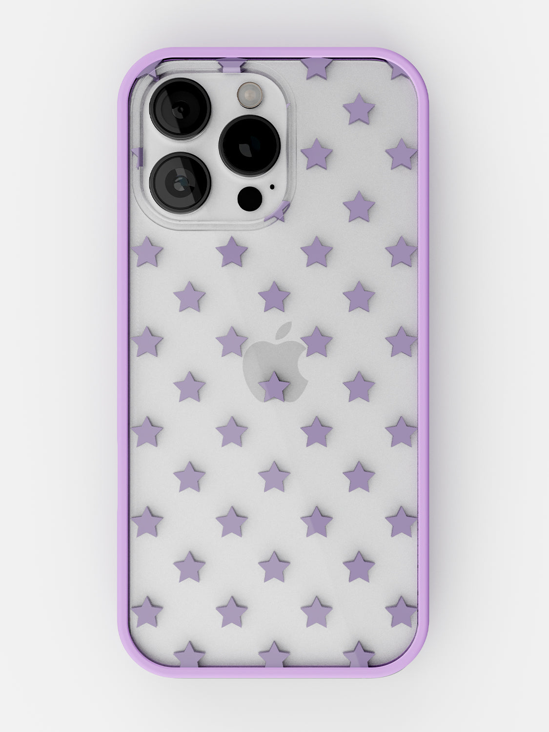 Starfield Printed Clear Case - iPhone 16 Pro (Lilac)