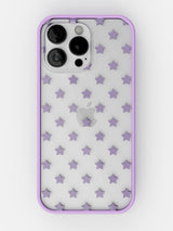 Starfield Printed Clear Case - iPhone 16 Pro Max (Lilac)