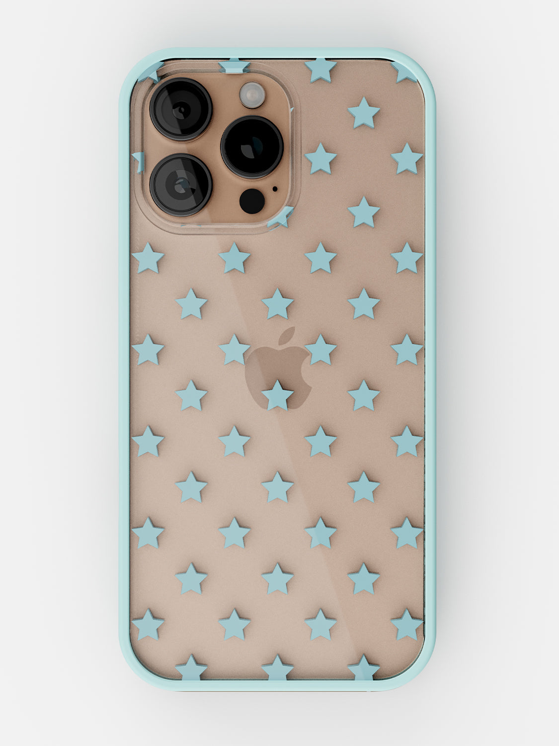 Starfield Printed Clear Case - iPhone 16 Pro Max (Light Blue)