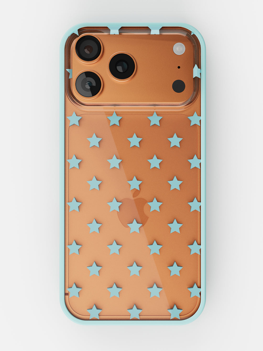 Starfield Printed Clear Case - iPhone 17 Pro (Light Blue)
