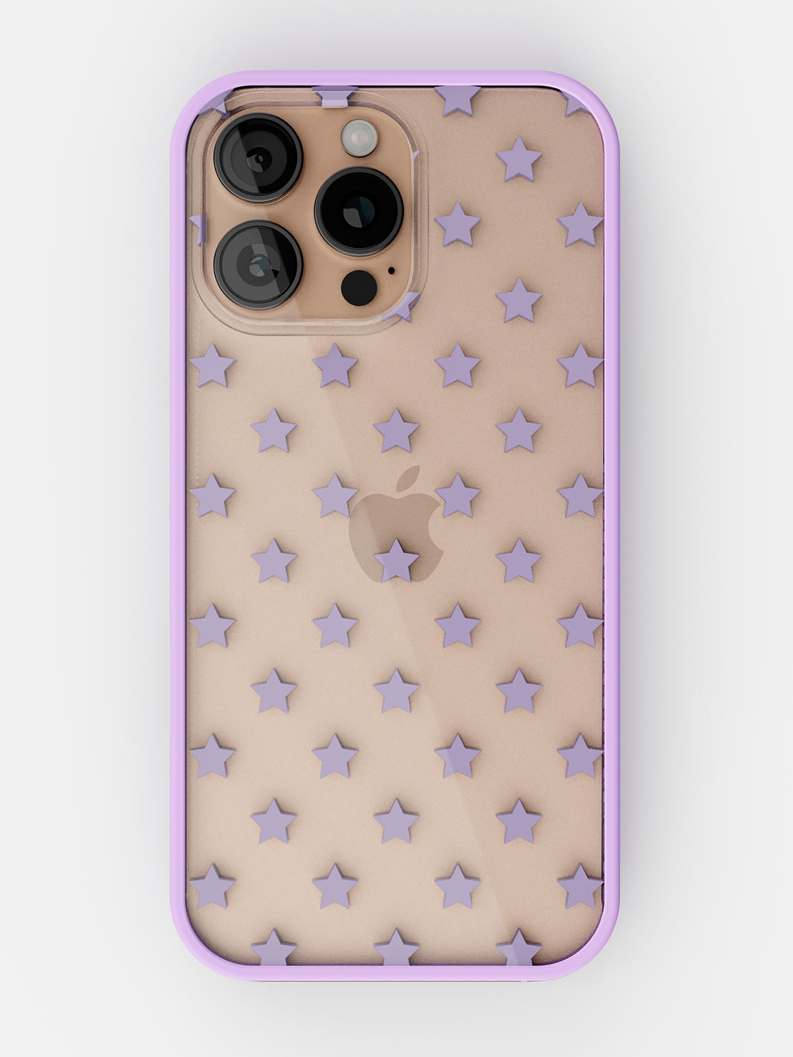 Starfield Printed Clear Case - iPhone 16 Pro Max (Lilac)