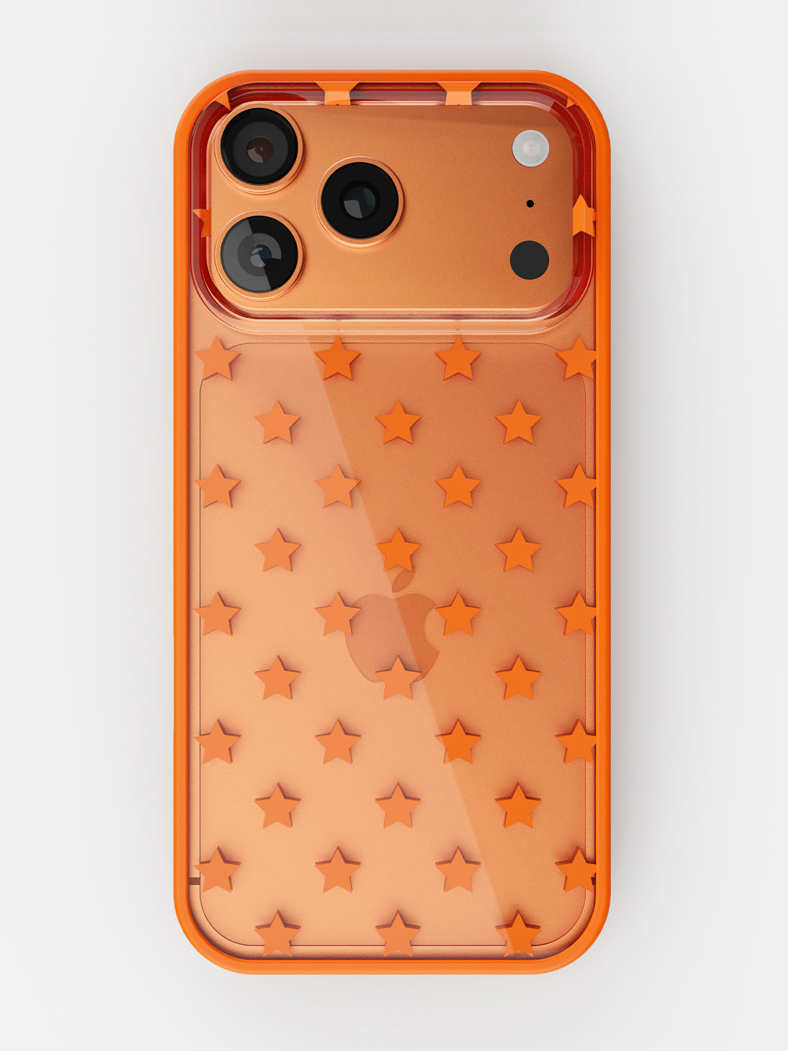 Starfield Printed Clear Case - iPhone 17 Pro (Orange)