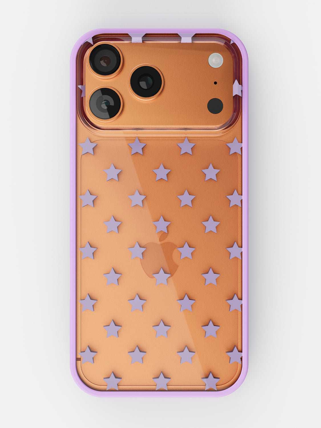 Starfield Printed Clear Case - iPhone 17 Pro Max (Lilac)