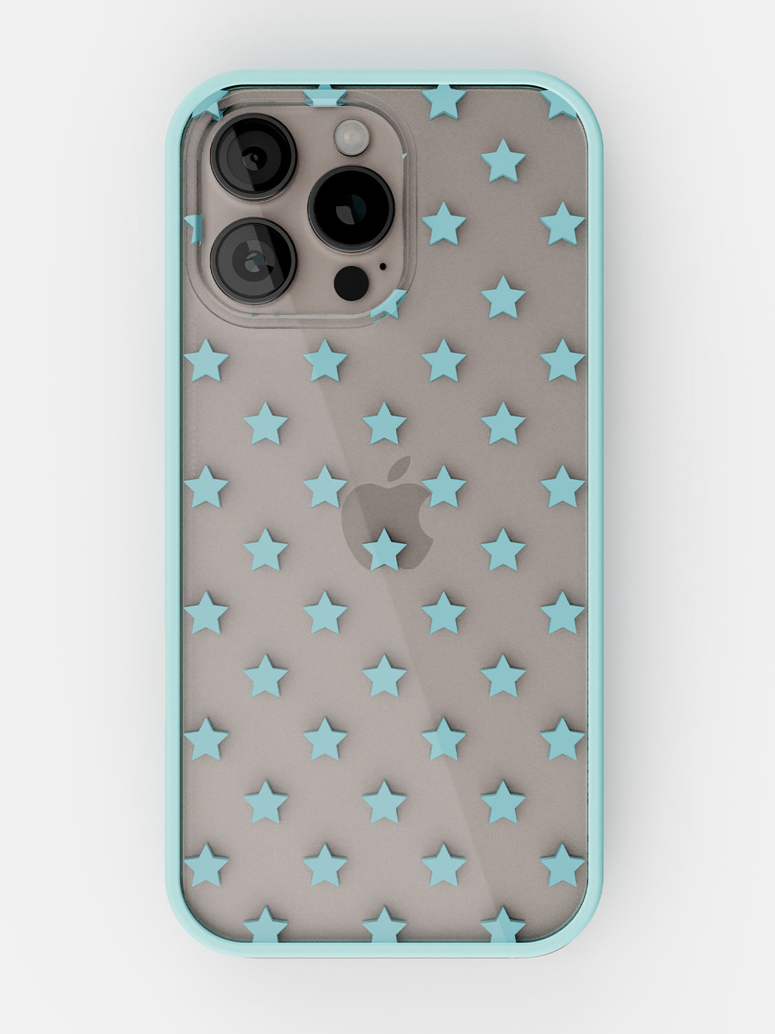 Starfield Printed Clear Case - iPhone 16 Pro Max (Light Blue)