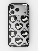 Puppy Love Printed Clear Case - iPhone 17 Pro Max (Black)