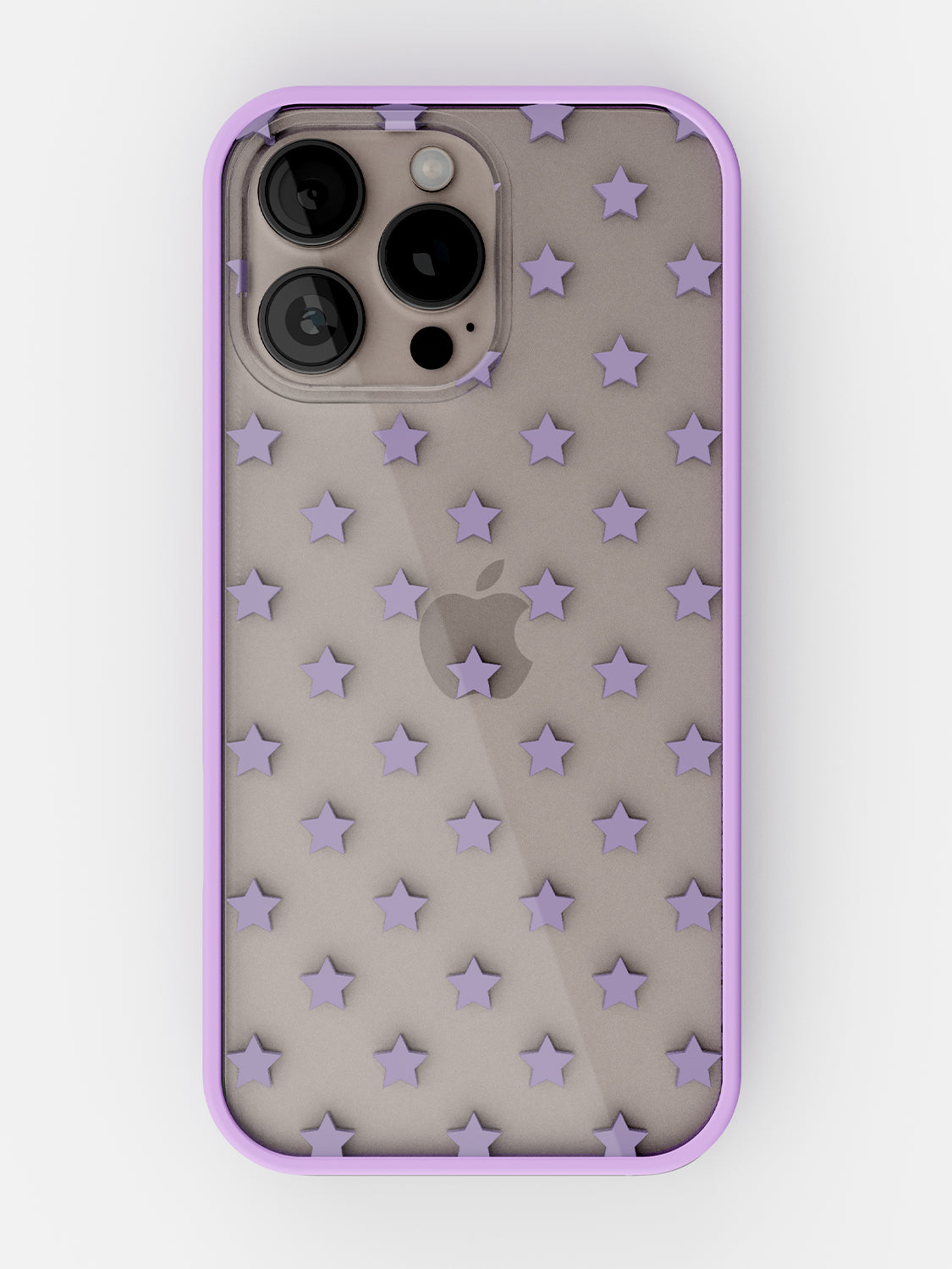 Starfield Printed Clear Case - iPhone 16 Pro Max (Lilac)