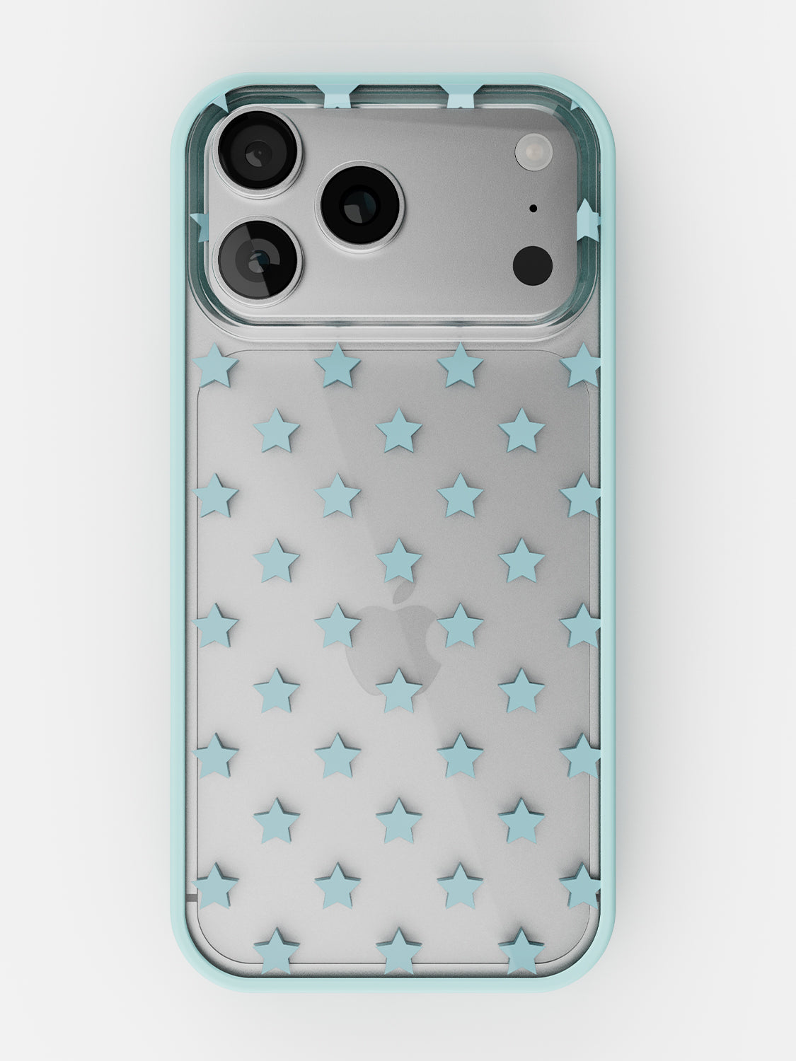 Starfield Printed Clear Case - iPhone 17 Pro Max (Light Blue)