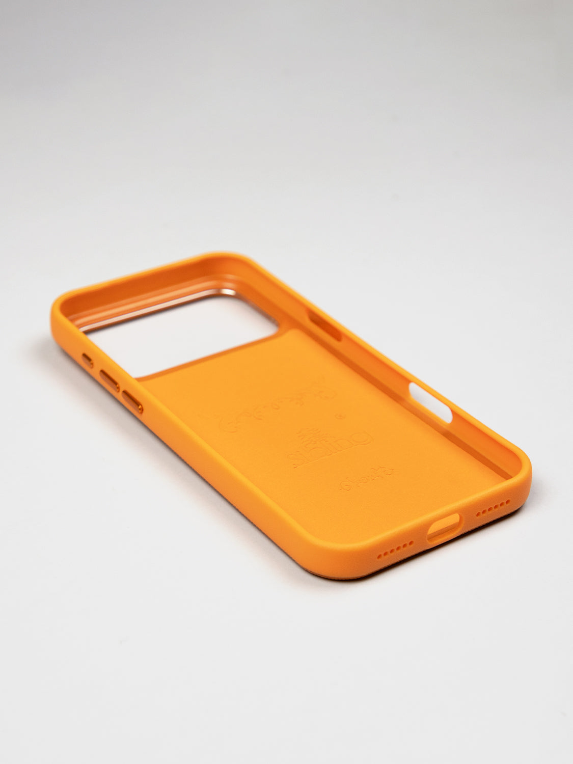 MagSafe Dual Texture Leather Pattern Case - iPhone 17 Pro Max (Orange)