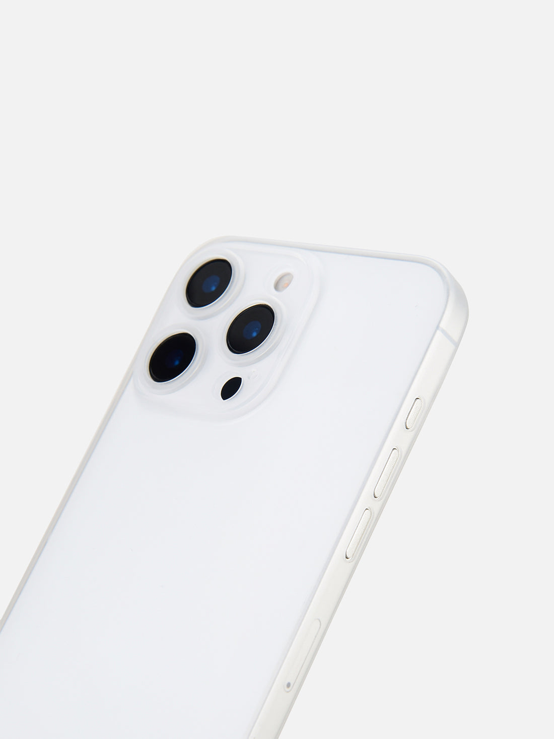 Ultra Thin Matte Clear Case - iPhone 15 Plus (White)