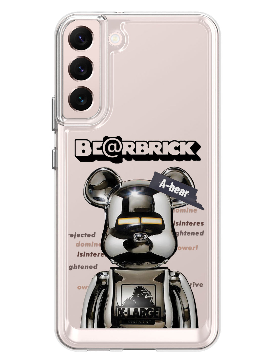 Bearbricks Clear Case - Samsung Galaxy S22 Plus (Silver)