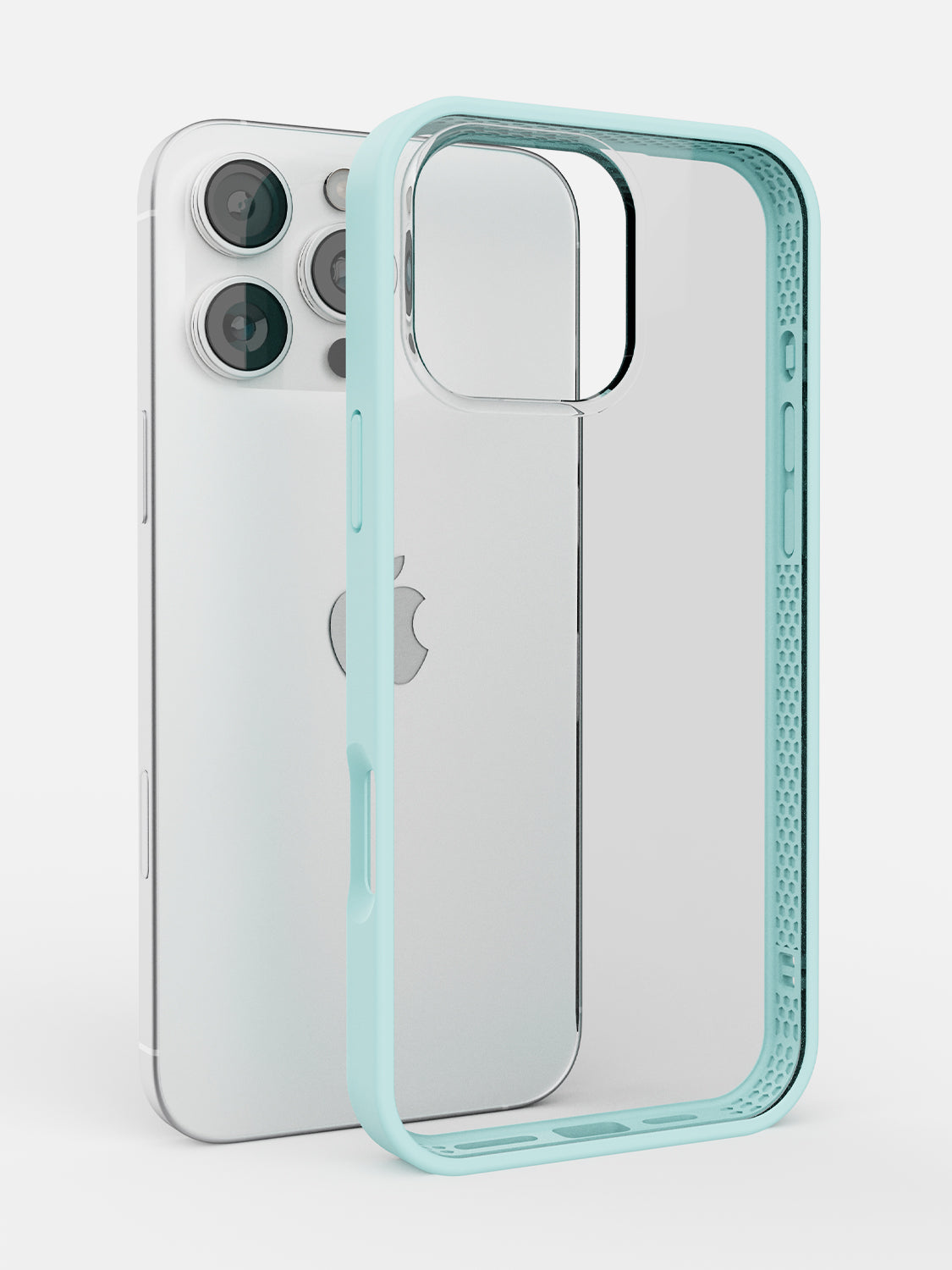 Starfield Printed Clear Case - iPhone 16 Pro Max (Light Blue)