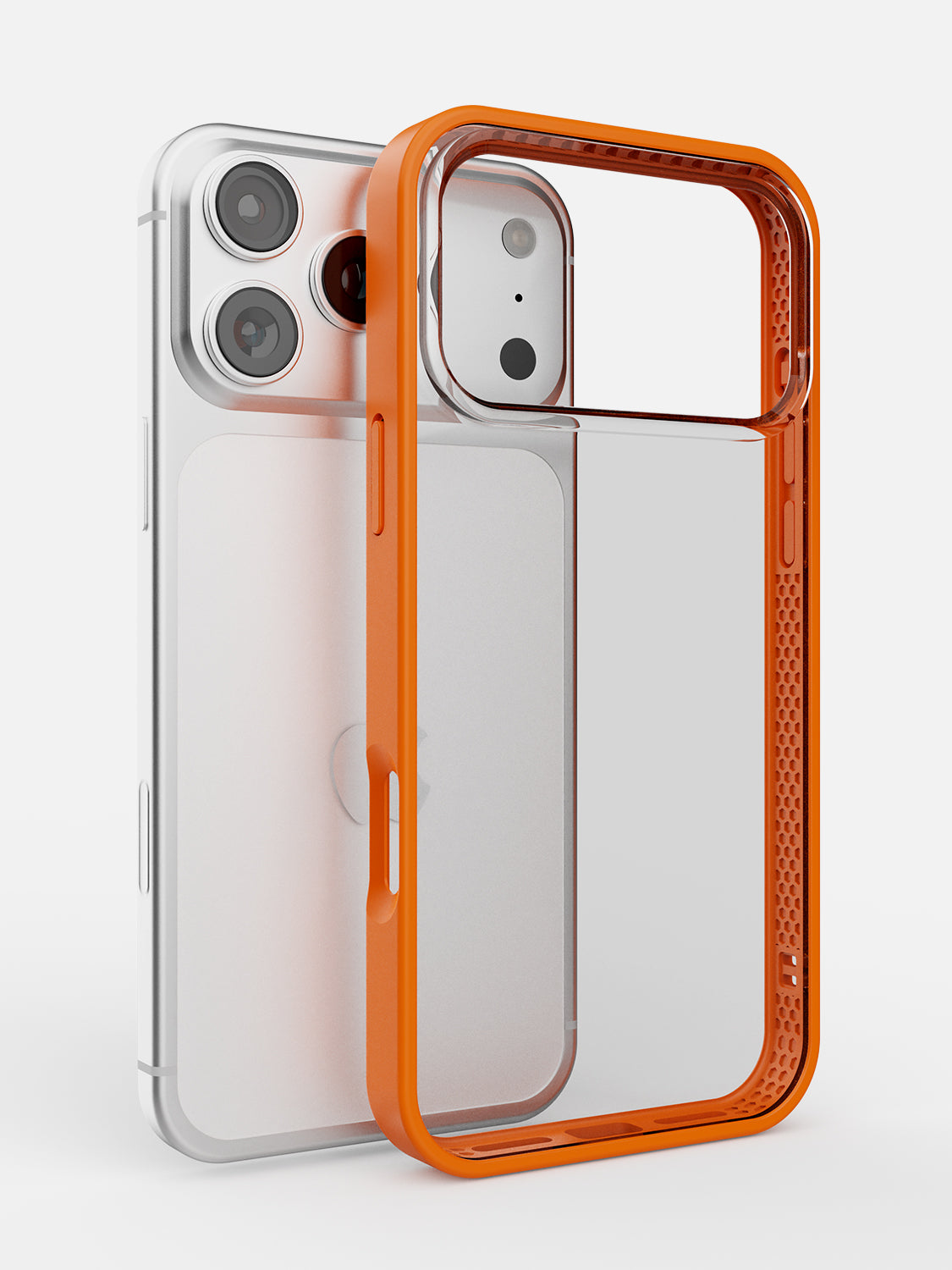 Starfield Printed Clear Case - iPhone 17 Pro Max (Orange)