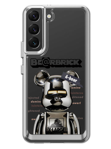 Bearbricks Clear Case - Samsung Galaxy S22 (Silver)