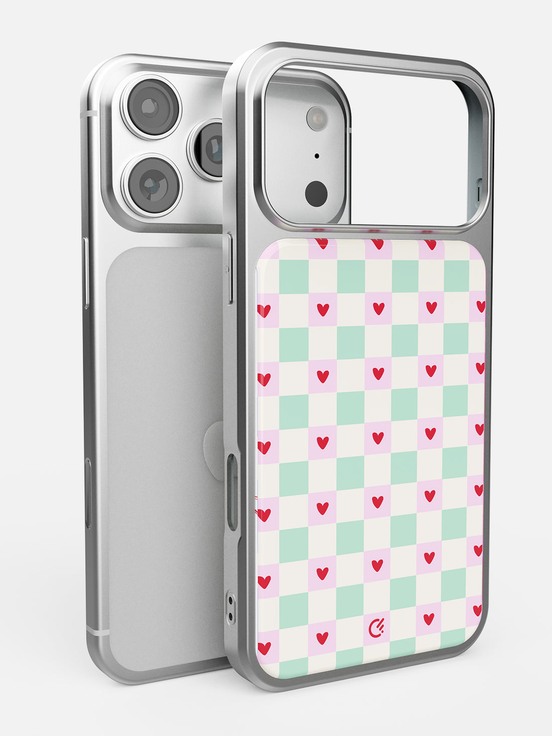 Heart Check Glossy Printed Case - iPhone 16