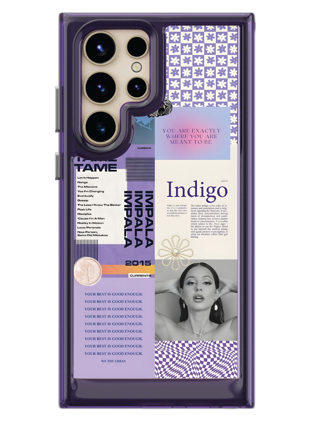 Indigo Mood Clear Case - Samsung Galaxy S23 Ultra 5G