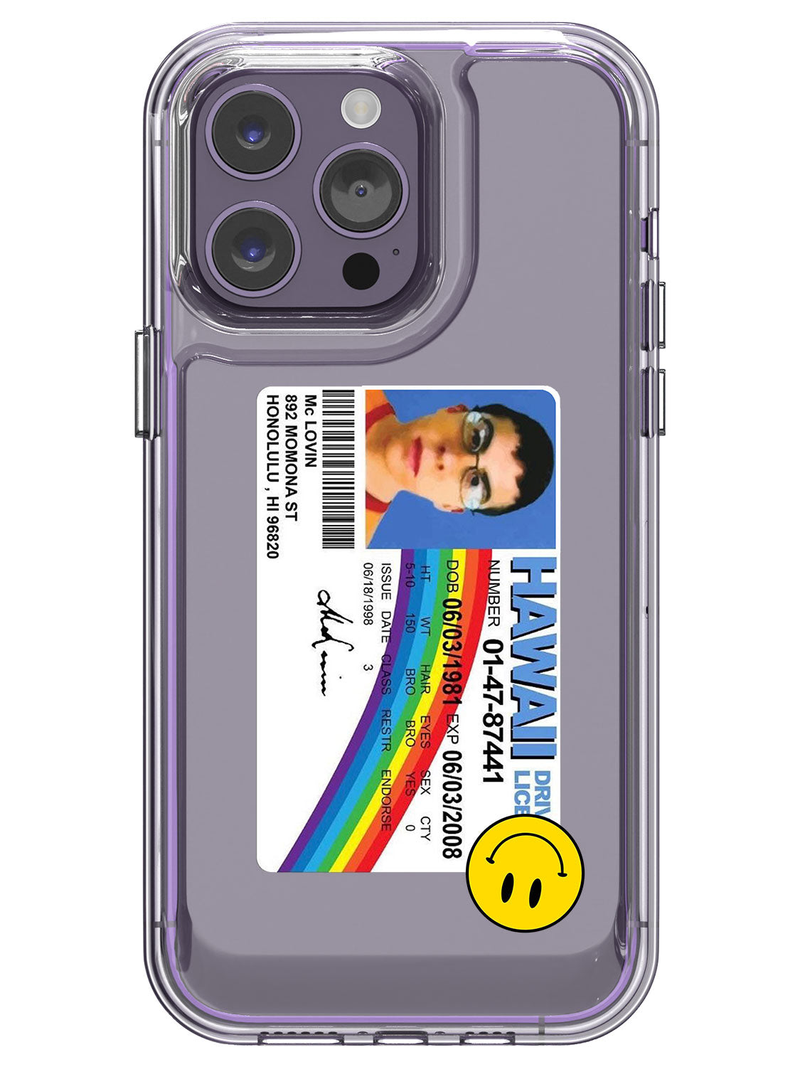 McLovin Clear Case - iPhone 14 Pro Max