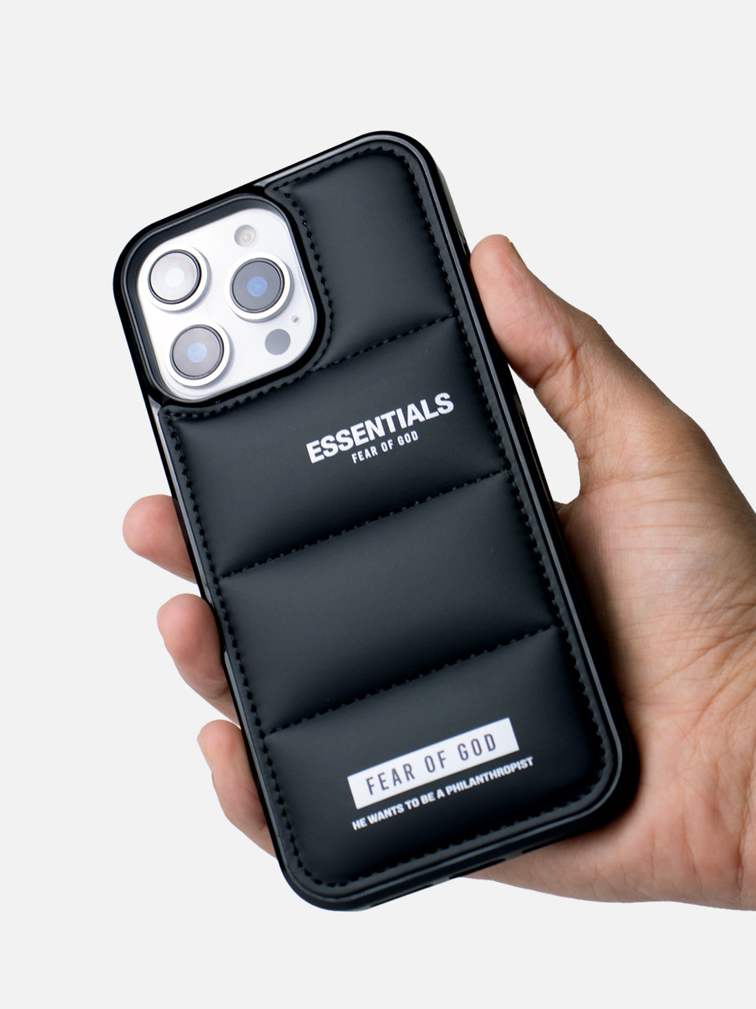 Essentials Puffer Case - iPhone 14 Pro Max (Black)