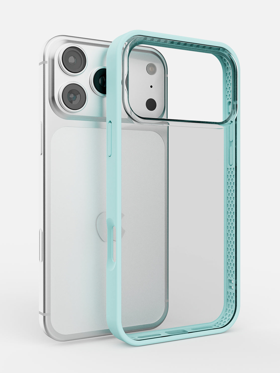 Starfield Printed Clear Case - iPhone 17 Pro Max (Light Blue)