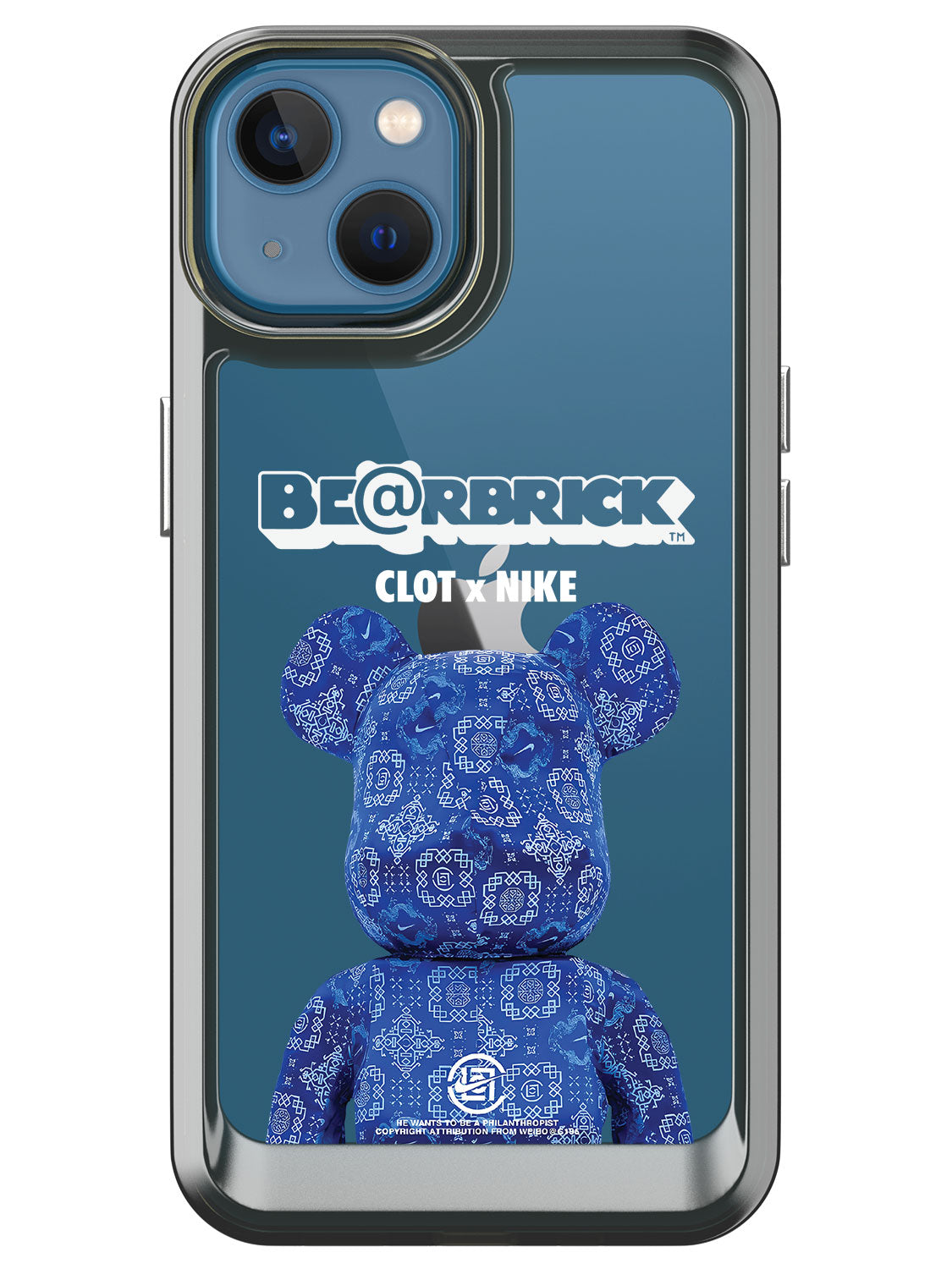 Bearbricks Case - iPhone 13 (Blue)