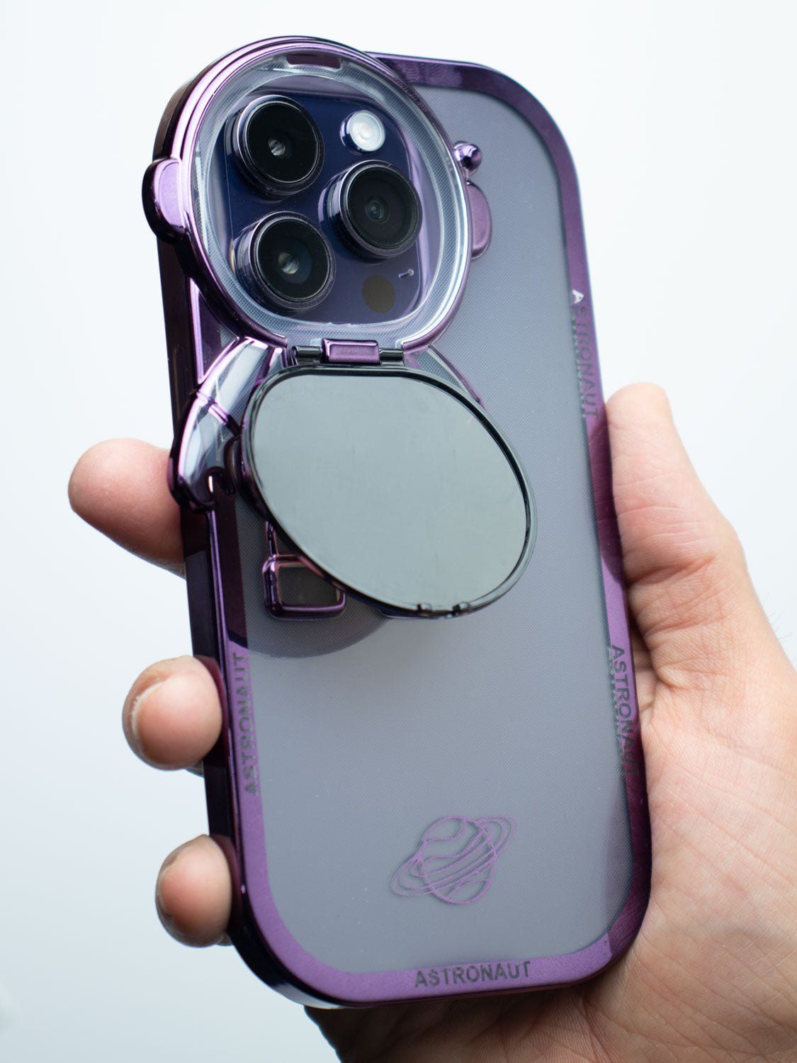 Cover Lilac Iphone 11 Pro Max Case Astronaut Chrome TPU Case