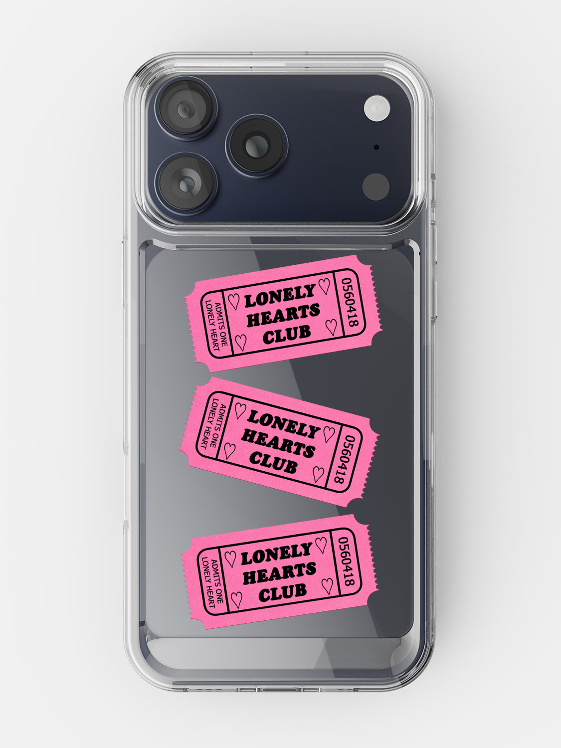 Lonely Hearts Club Clear Case - iPhone 17 Pro