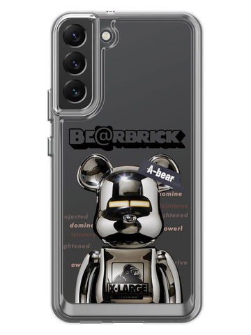 Bearbricks Clear Case - Samsung Galaxy S22 Plus (Silver)