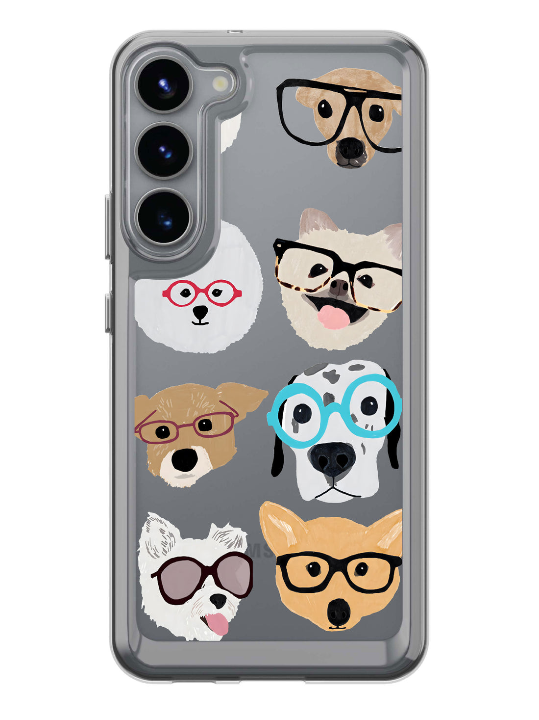 Specsy Dog Clear Case - Samsung Galaxy S23 Plus 5G