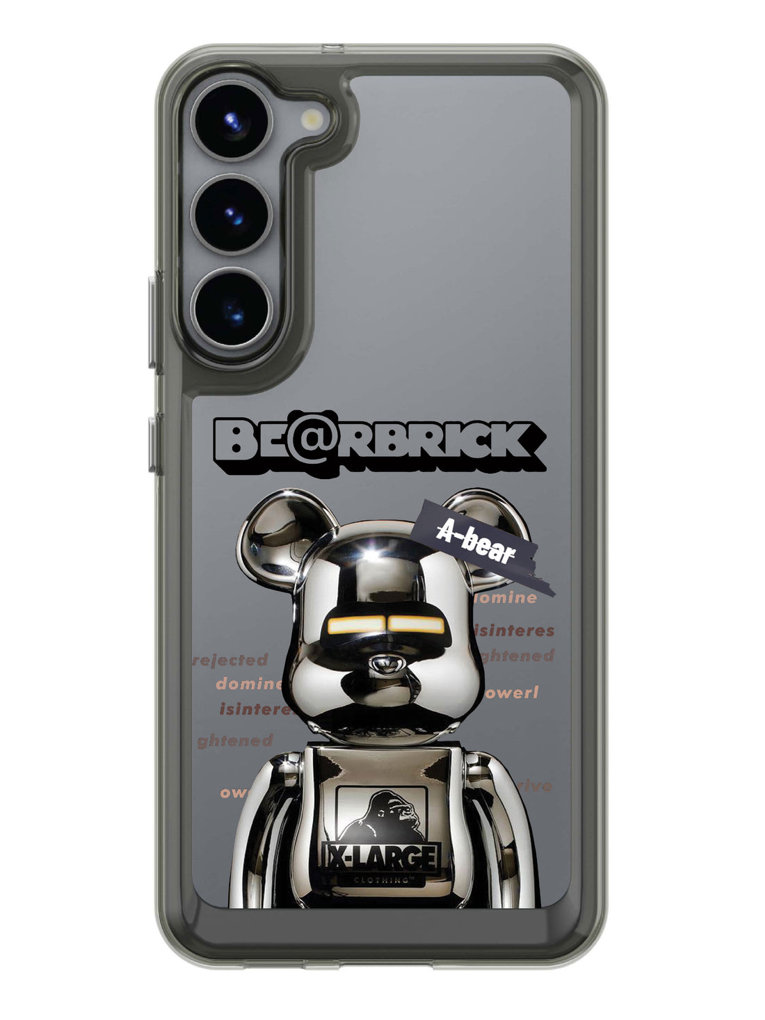 Bearbricks Clear Case - Samsung Galaxy S23 Plus 5G (Silver)