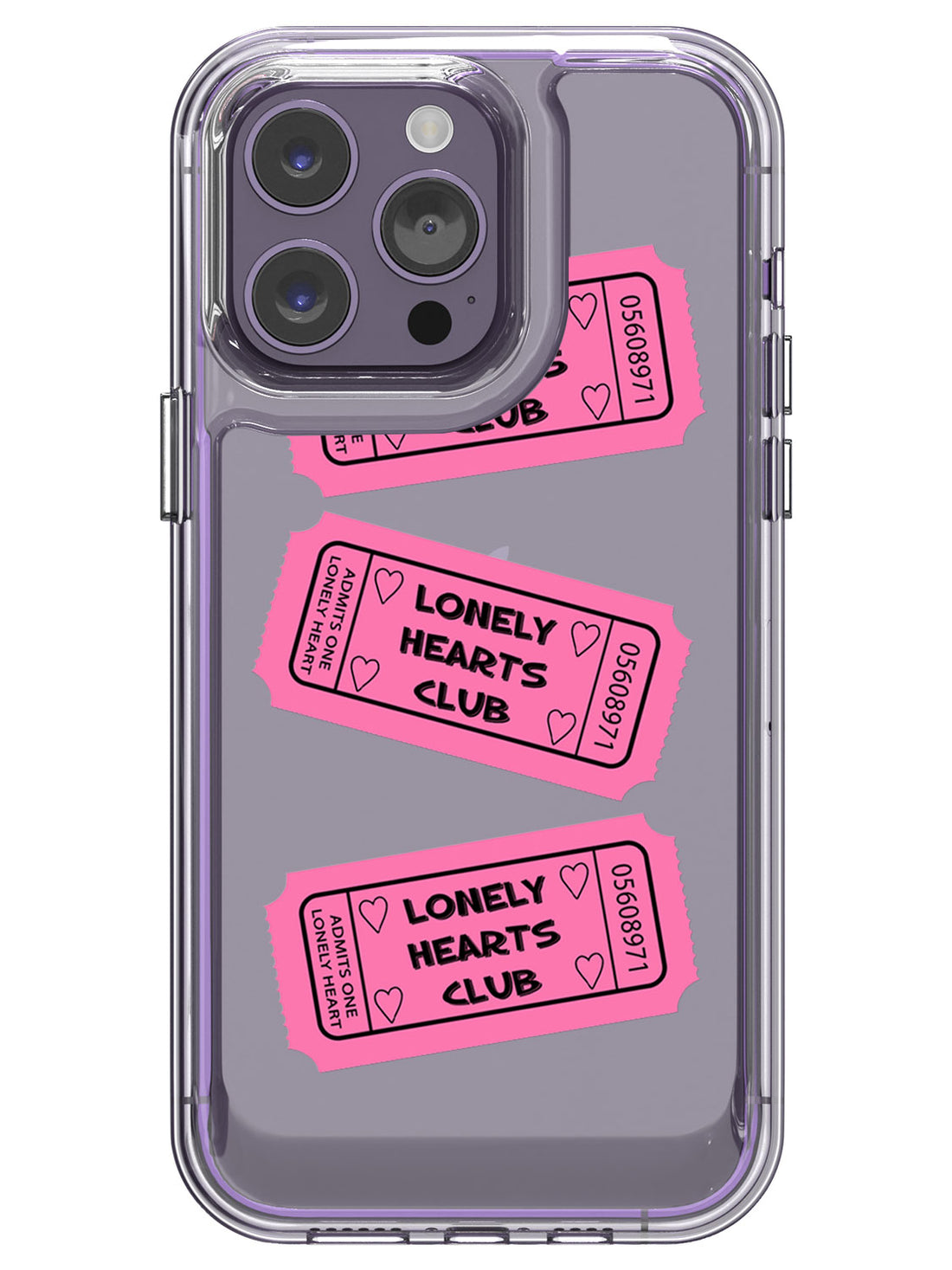 Lonely Hearts Club Clear Case - iPhone 14 Pro Max