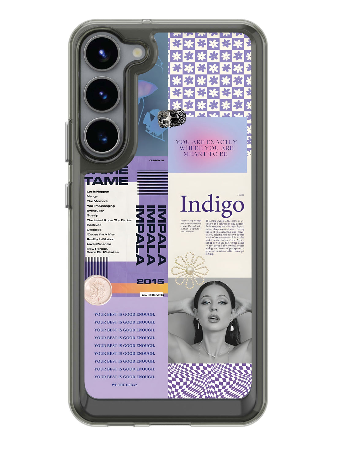 Indigo Mood Clear Case - Samsung Galaxy S23 Plus 5G