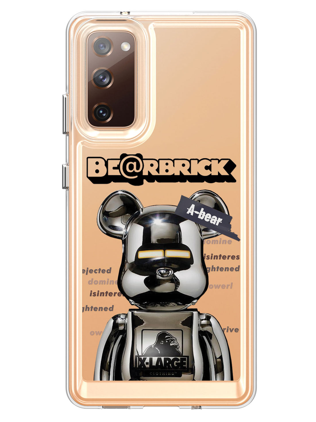 Bearbricks Clear Case - Samsung Galaxy S20 FE 5G (Silver)