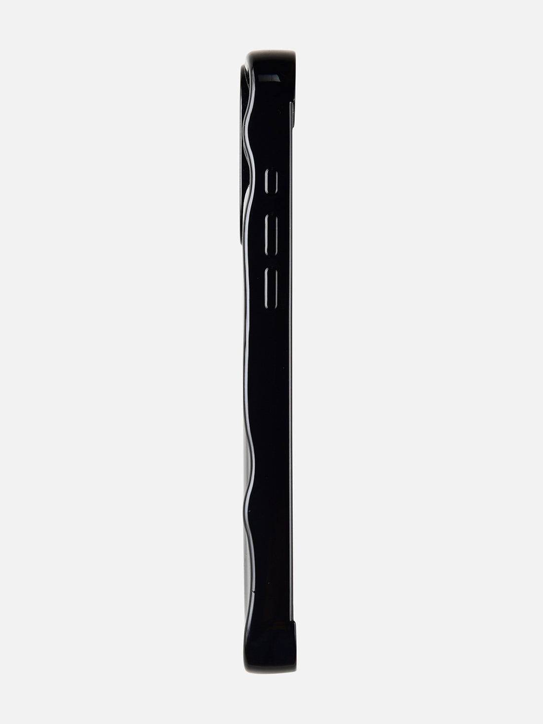 3D Heart Ripple Flexible Case - iPhone 13 Pro (Liquid Black)