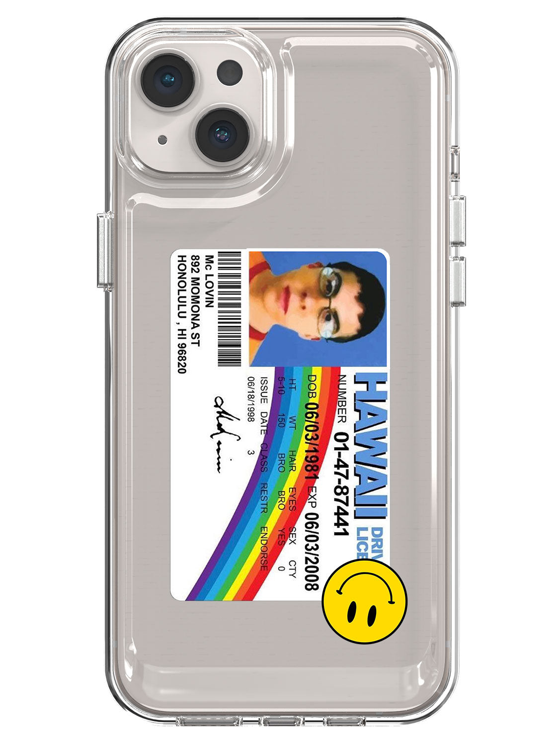 McLovin Clear Case - iPhone 14 Plus