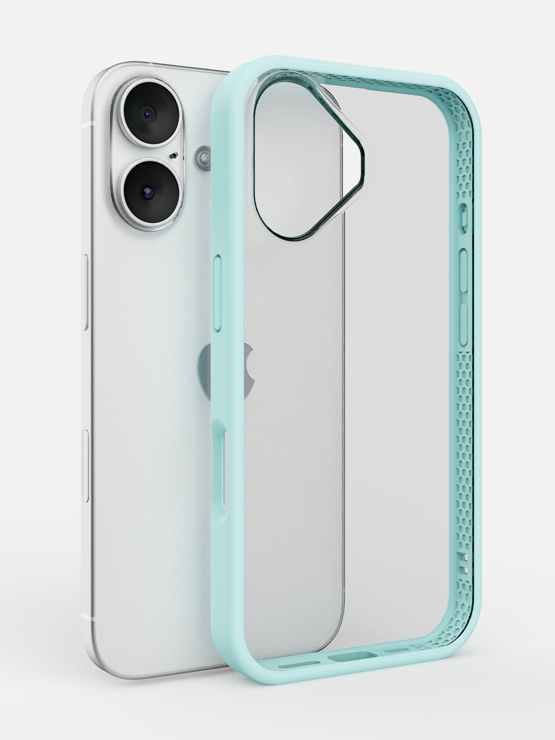 Starfield Printed Clear Case - iPhone 17 (Light Blue)