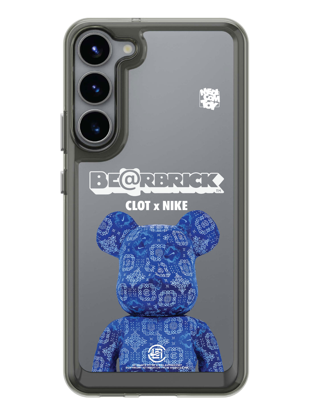 Bearbricks Clear Case - Samsung Galaxy S23 Plus 5G (Blue)