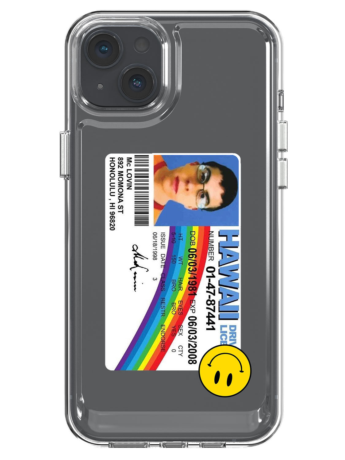 McLovin Clear Case - iPhone 14 Plus