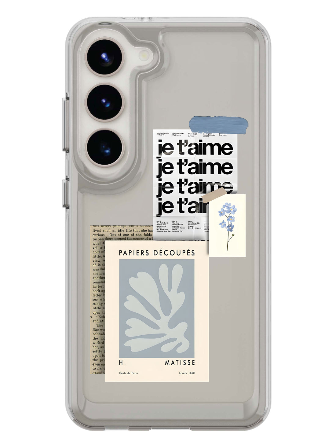 Je t'aime Clear Case - Samsung Galaxy S23 5G