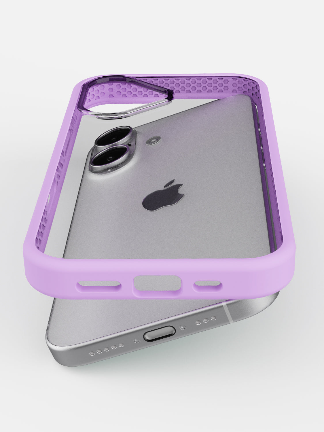 Starfield Printed Clear Case - iPhone 17 (Lilac)