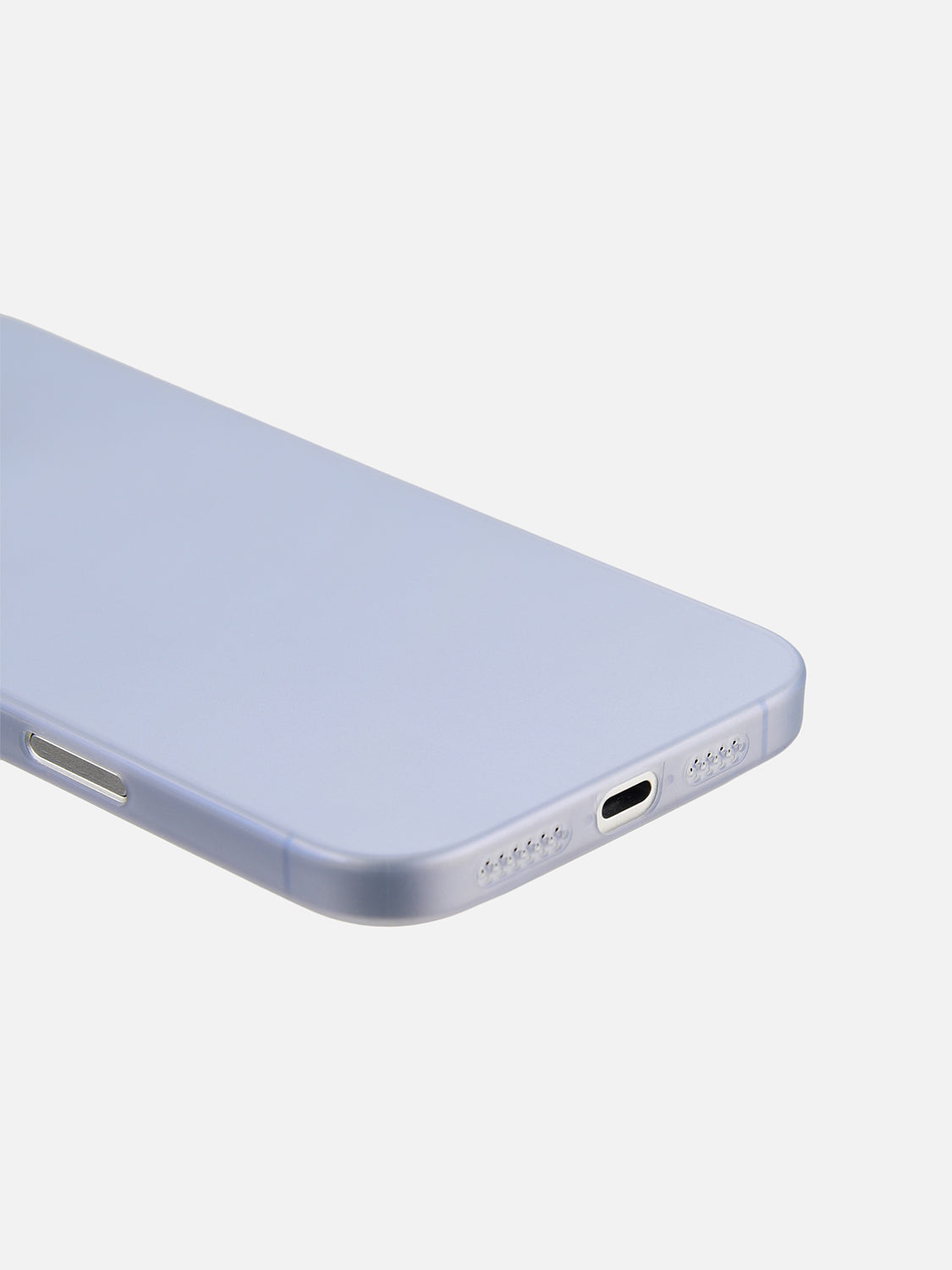 Ultra Thin Matte Clear Case - iPhone 13 (Blue)