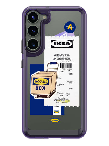 IKEA Sticker Clear Case - Samsung Galaxy S23 Plus 5G