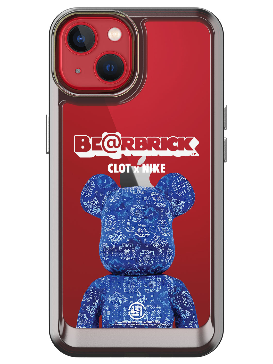 Bearbricks Case - iPhone 13 (Blue)