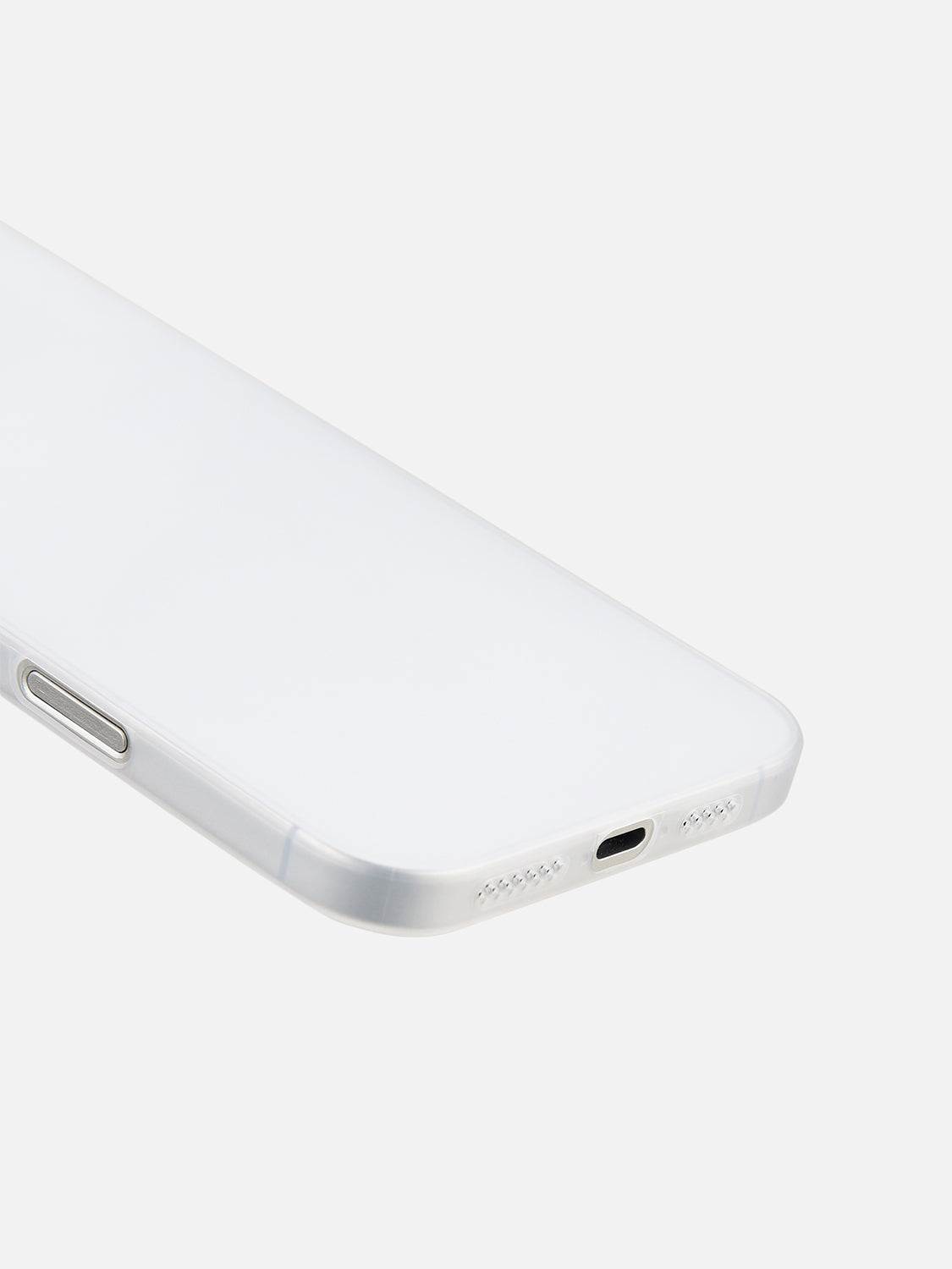 Ultra Thin Matte Clear Case - iPhone 16 (White)